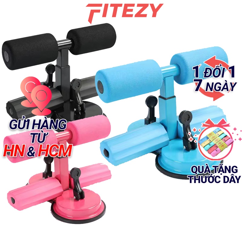 Dụng cụ tập cơ bụng, tập Gym tại nhà, Dụng cụ tập bụng thể thao có đệm chân FITEZY