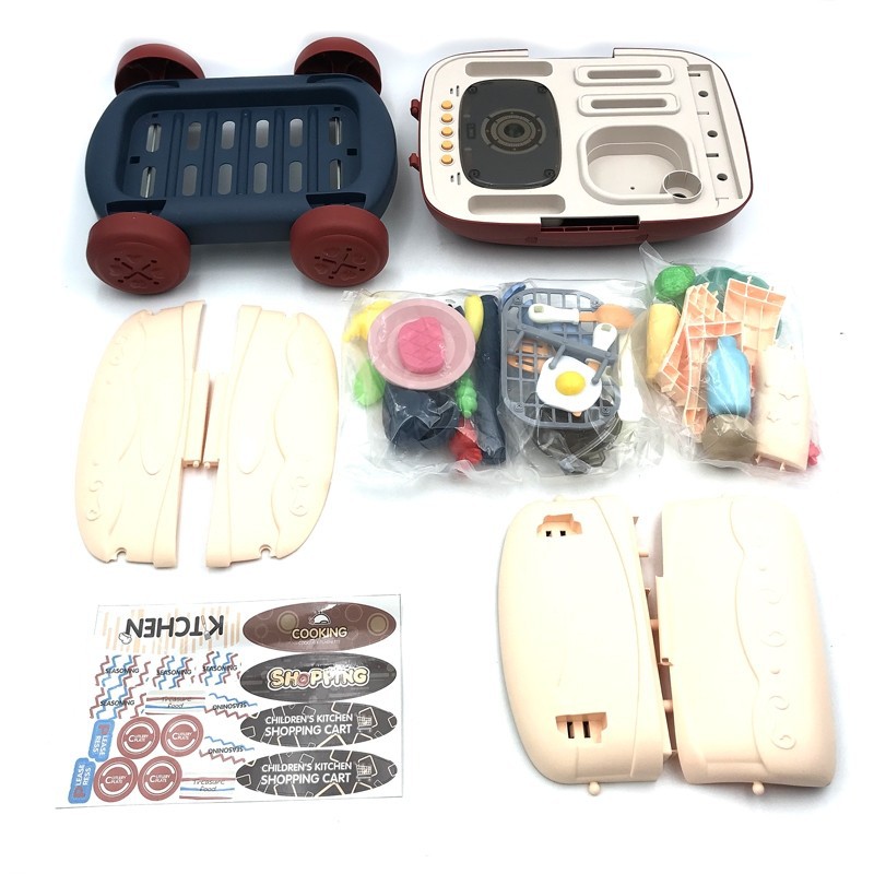 Đồ chơi Xe đẩy thức ăn mini