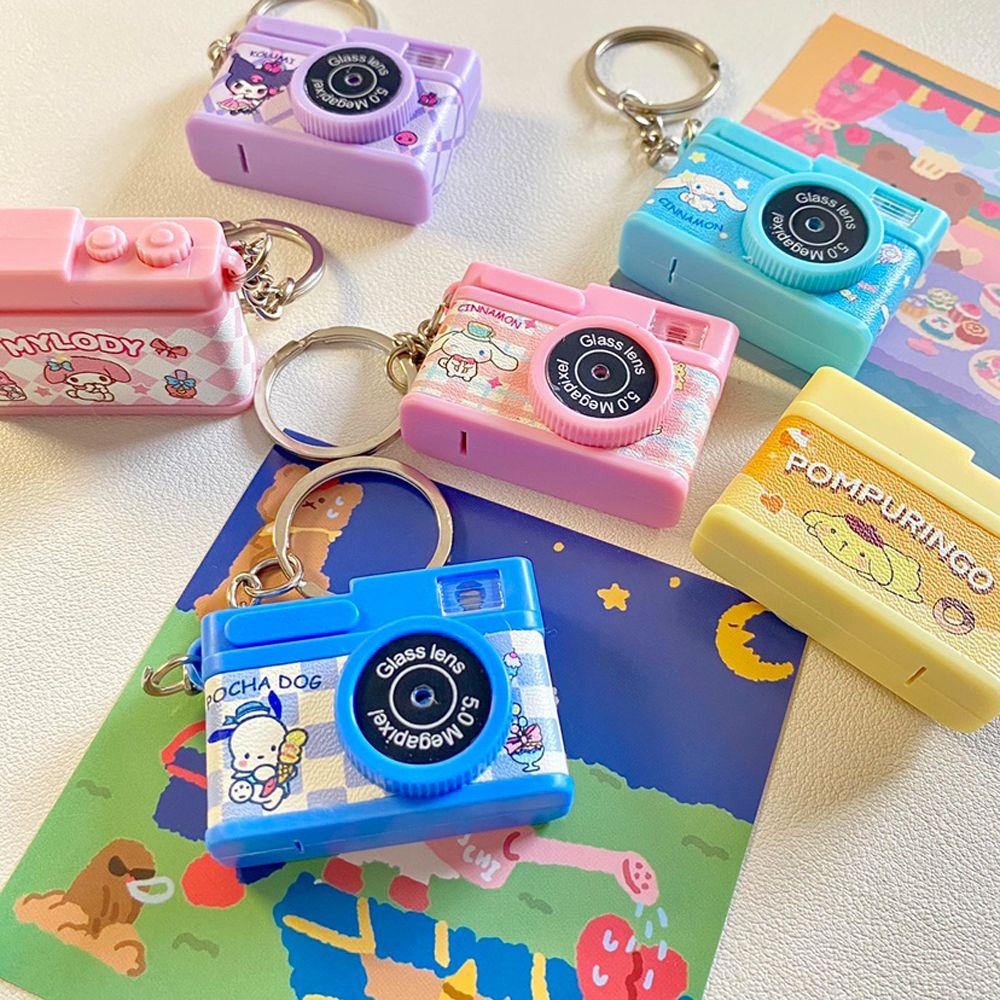 Móc Khóa Hợp Kim Hình Mèo Kitty Phát Sáng Độc Đáo Charms