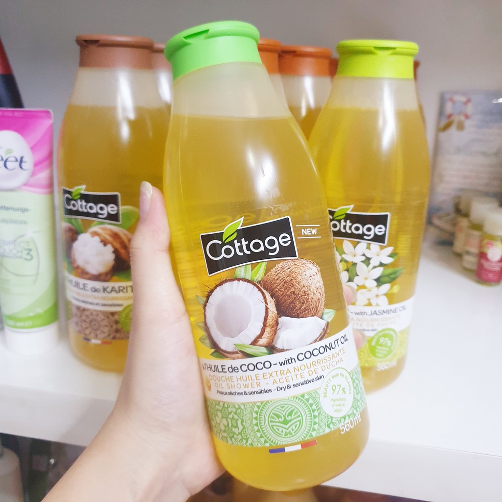 Sữa tắm Cottage extra Gel đậm đặc 560ml - Nhập Pháp - Hương thơm nước hoa, tắm dưỡng da | BigBuy360 - bigbuy360.vn