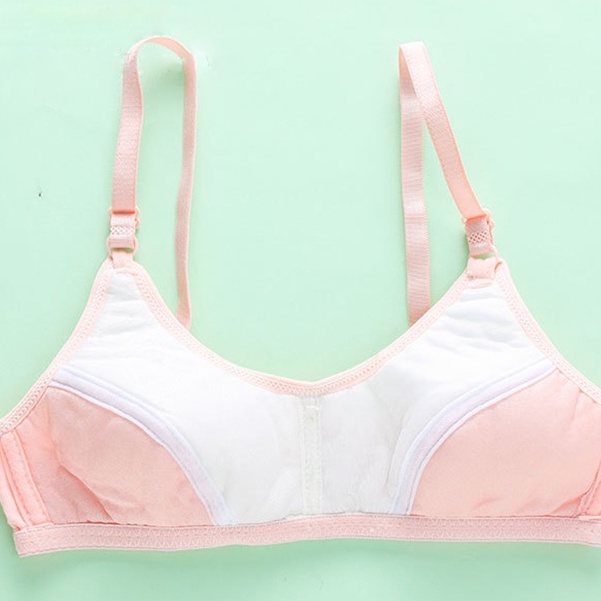 Áo Ngực 100% Cotton Không Gọng Có Đệm Ngực Cho Tuổi Teen 8-16