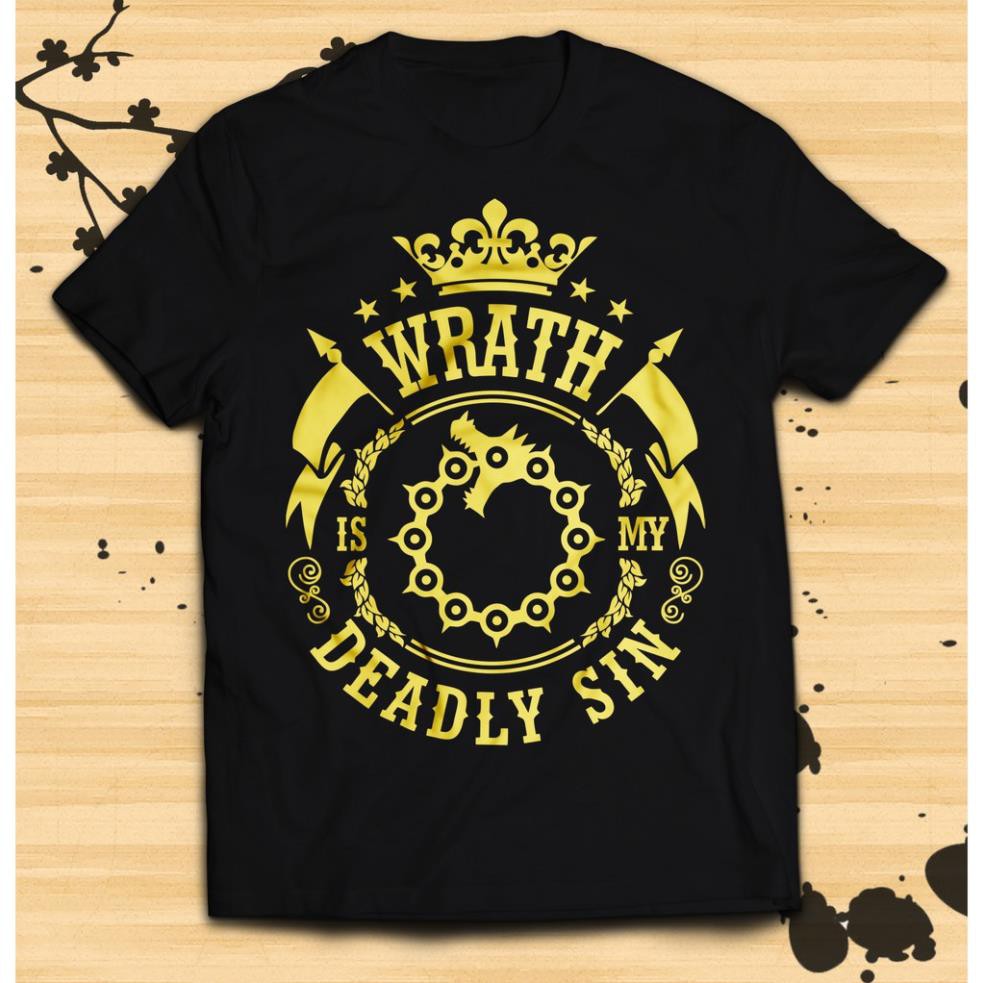 HOT- Áo thun 7 DEADLY SINS NANATSU NO TAIZAI WRATH IS MY DEADLY SIN cực chất