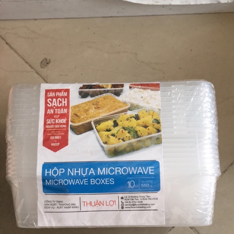 Combo 10 Họp Đựng Thực Phẩm Hình Chữ Nhật-Tròn.