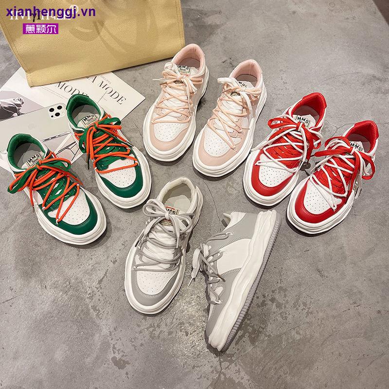 Giày thể thao ulzzang phong cách thời trang xuân hè dành cho nữ 2021