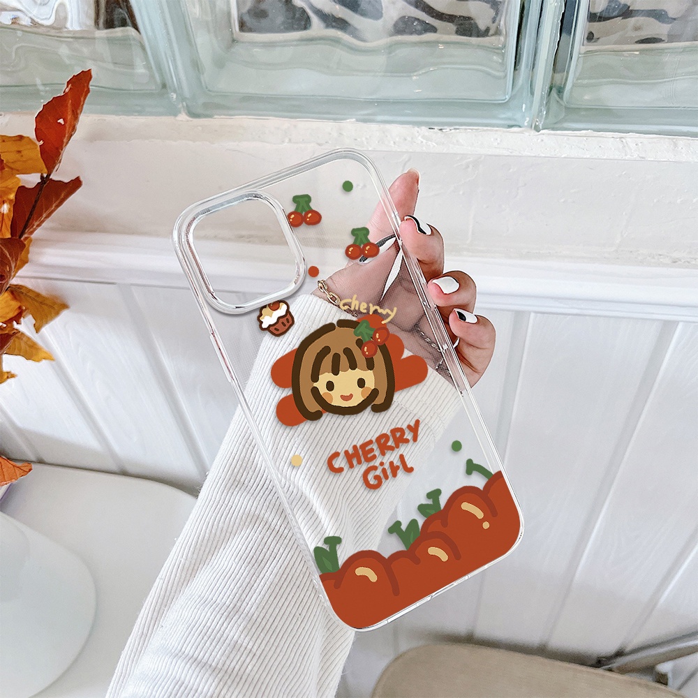 Ốp Điện Thoại Hình Trái Bơ / cherry Cho Iphone 11 Pro Max 12 Pro Max 13 Pro Max Mini 6 7 8 6 7plus Se 2020 X Xs Xr 5 4