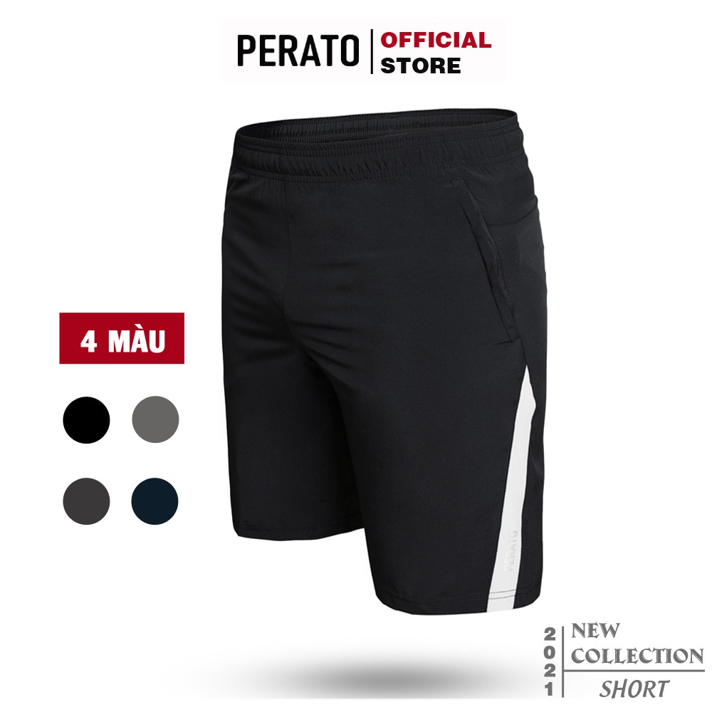 Quần Short Nam (4 màu), Vải Gió Mềm, Siêu Nhẹ, Dáng Thể Thao, Bo Viền