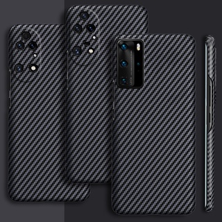 Ốp Điện Thoại Sợi Carbon Cứng Siêu Mỏng Cho Huawei P50 Pro P40 Pro +