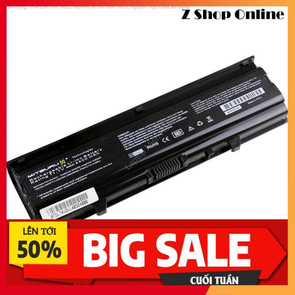 🎁 Pin Laptop Pin DELL Inspiron 14V N4030 N4020 M5030 M4050 FMHC10 TKV2V YPY0T 6cell
