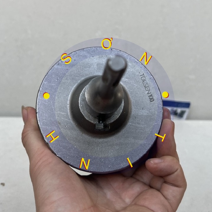 Mũi khoan lỗ khoét lỗ tường bê tông 100mm TOLSEN 75896