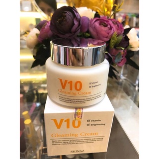 Kem dưỡng trắng da  V10 Gleaming Cream SkinAz Hàn Quốc