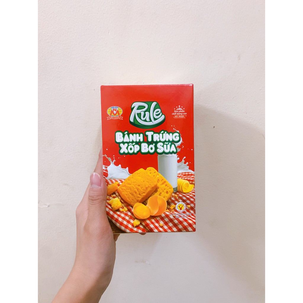 Rule - 180g Bánh Trứng Xốp BƠ SỮA tươi MỸ NGỌC - My Ngoc Baked Cookie with Buttermilk 180g