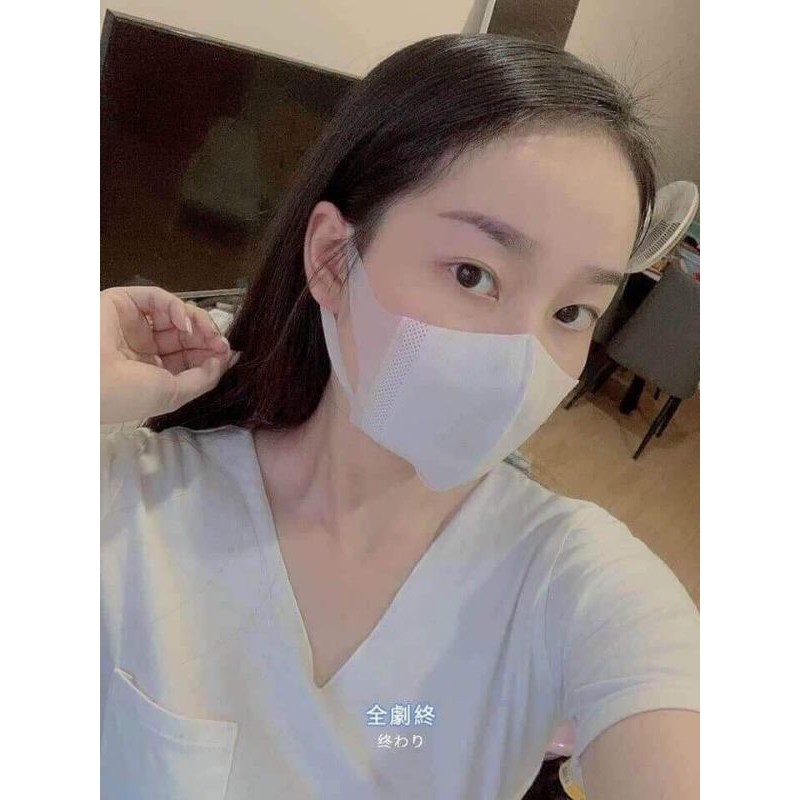 [Giá sỉ] Khẩu trang 3D mask hộp 50 chiếc siêu ôm sát, thoáng mát, không lem son