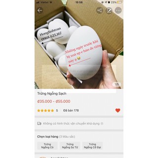 Trứng Ngỗng Sạch