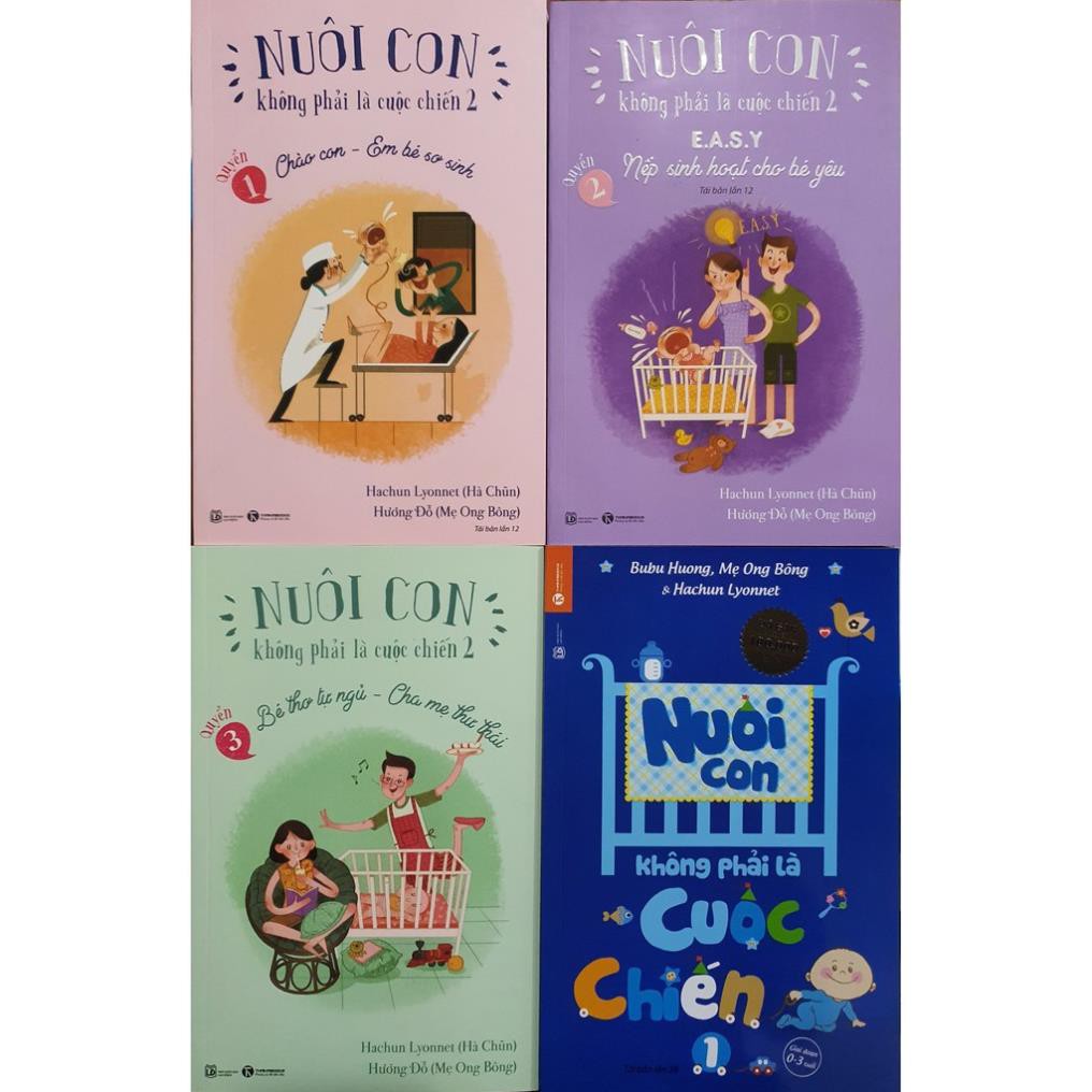 Sách - Nuôi con không phải cuộc chiến (Lẻ, Trọn bộ) [Thái Hà Books]
