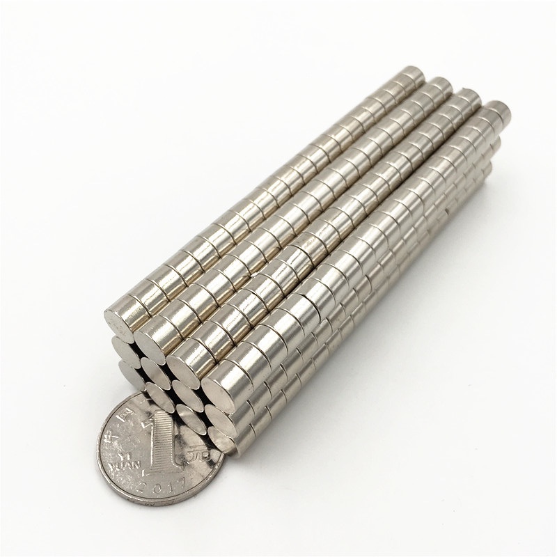 Nam châm đất hiếm viên tròn 8x5mm siêu hít