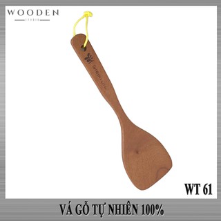 Vá gỗ loại vừa màu nâu sẫm 100% bằng gỗ tự nhiên - Wooden Studio