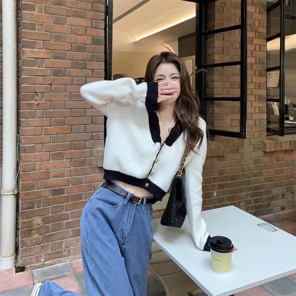 NRVP Áo len dài tay phong cách Hàn Quốc sành điệu dành cho nữ