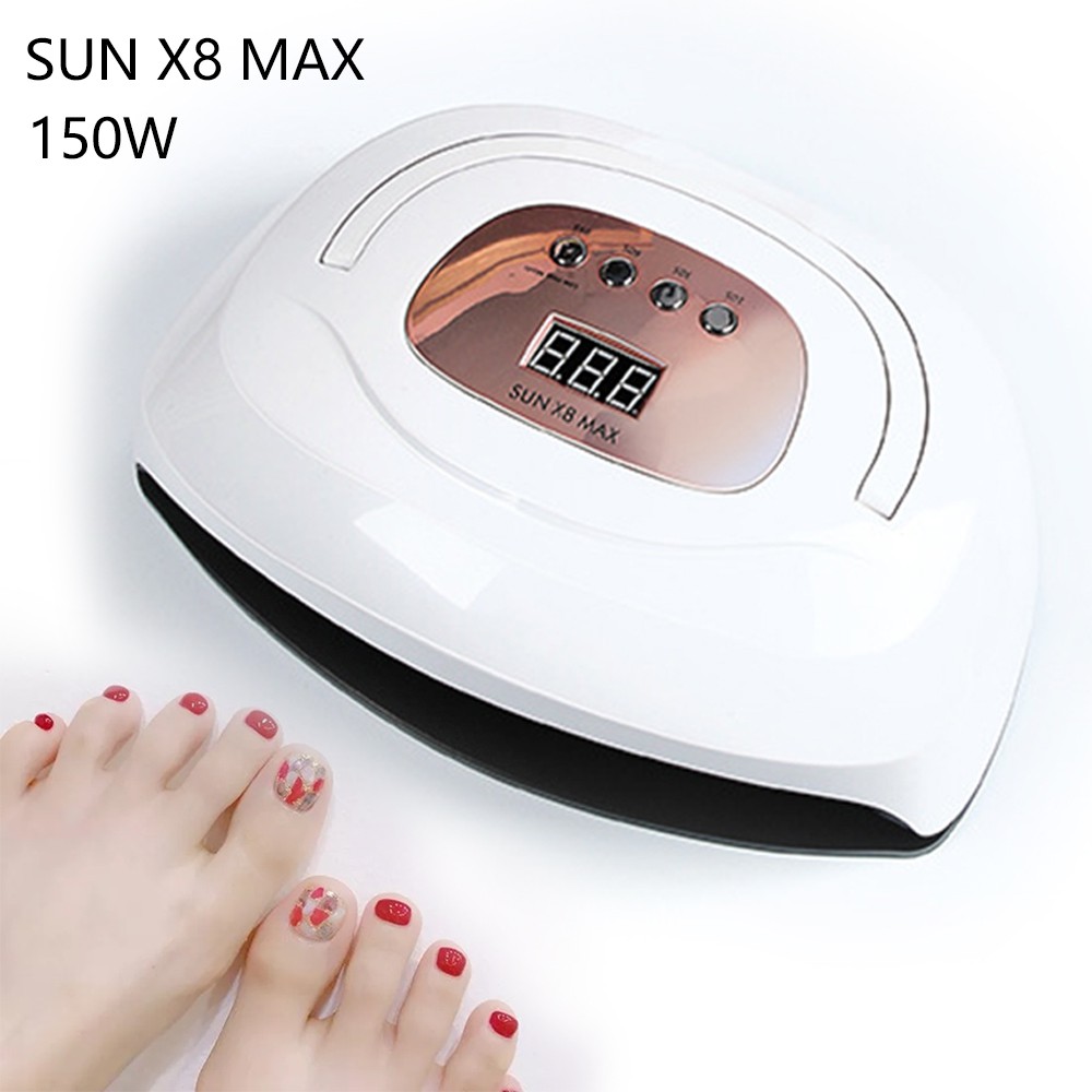 MÁY HƠ GEL SUN X8 MAX chuyên nghiệp máy sấy móng tay Rất lớn Hai tay sử dụng đồng thời chân Nghệ thuật làm móng