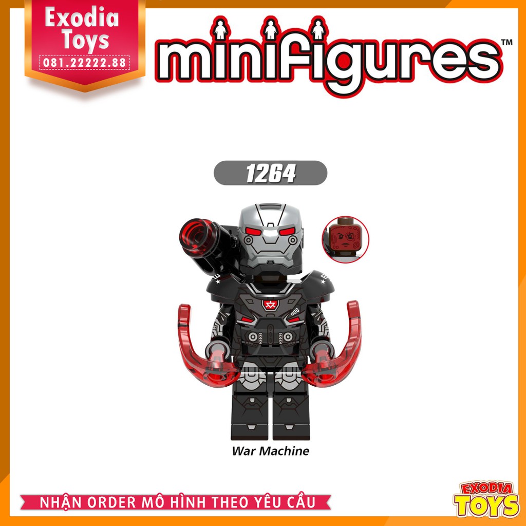 Xếp hình Minifigure Marvel Biệt đội siêu anh hùng Avengers Endgame - Đồ Chơi Lắp Ghép Sáng Tạo - X0258