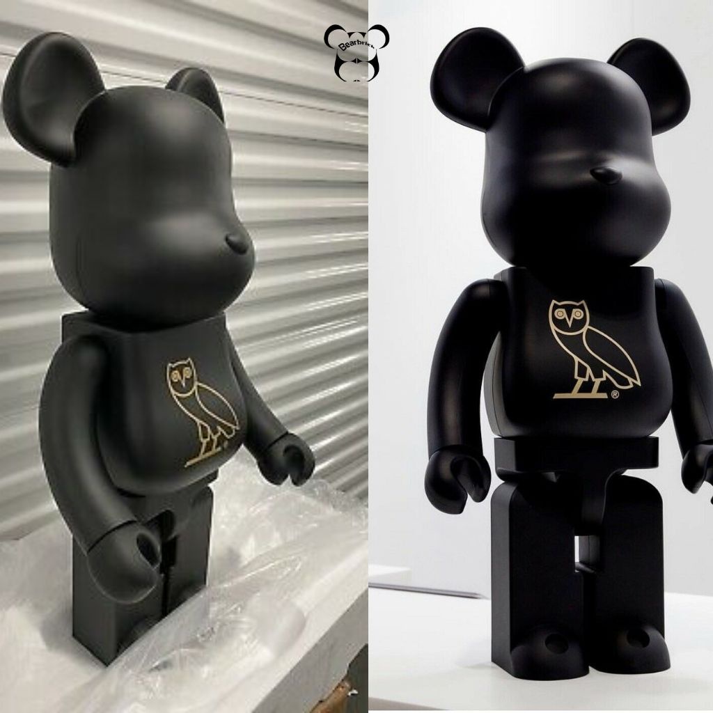 Bearbrick 1000, gấu bearbrick 50cm, mẫu chim cú màu đen - Chin Official Store