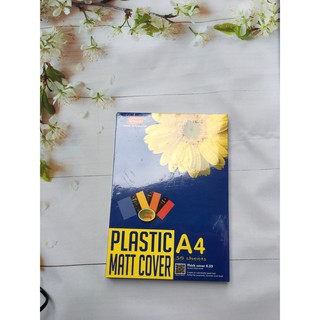 Bìa mica A4 sần