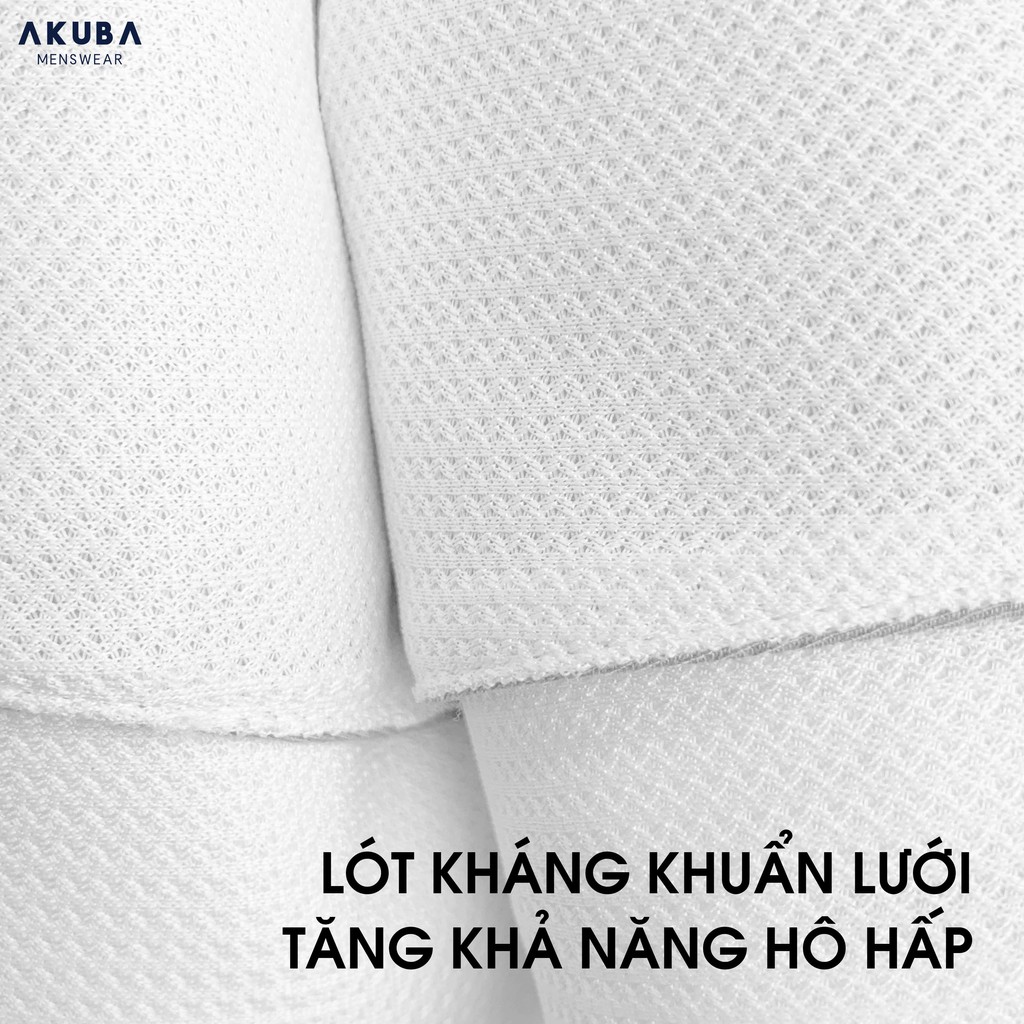 Khẩu trang thời trang 3 lớp kháng khuẩn chống tia UV AKUBA mềm mại, lót kháng khuẩn lưới, điều hòa không khí tốt 02