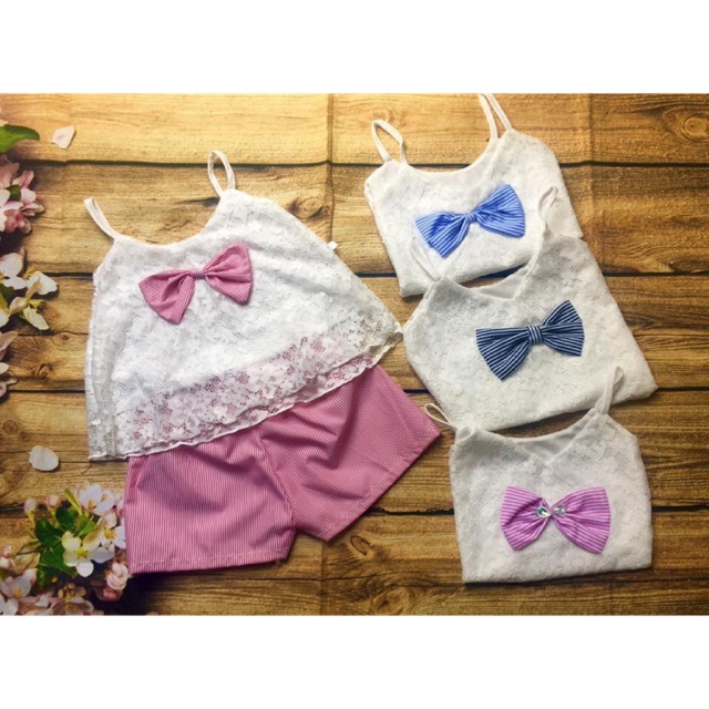 bộ áo 2 dây ren cao cấp chỉ có 45k
