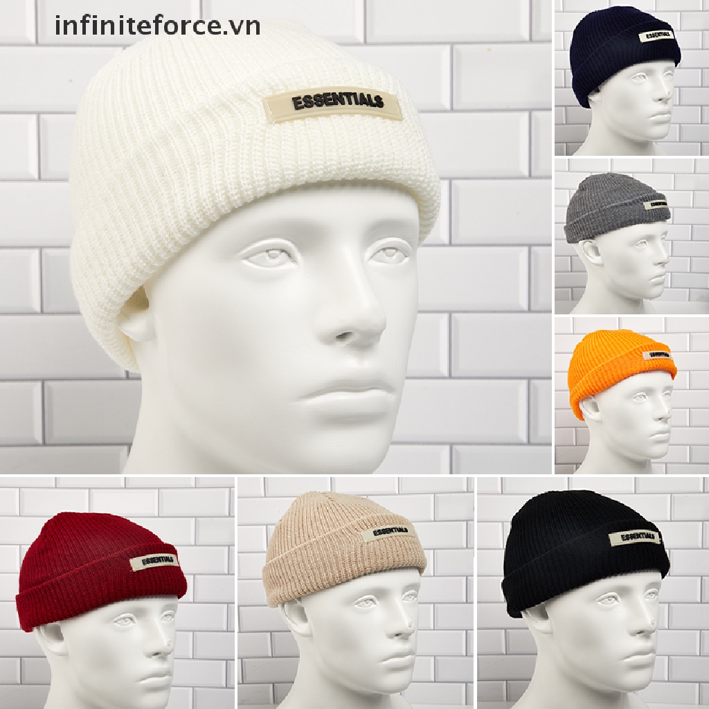 Mũ beanie Dày Màu Đen Thời Trang Mùa Đông Cho Nam