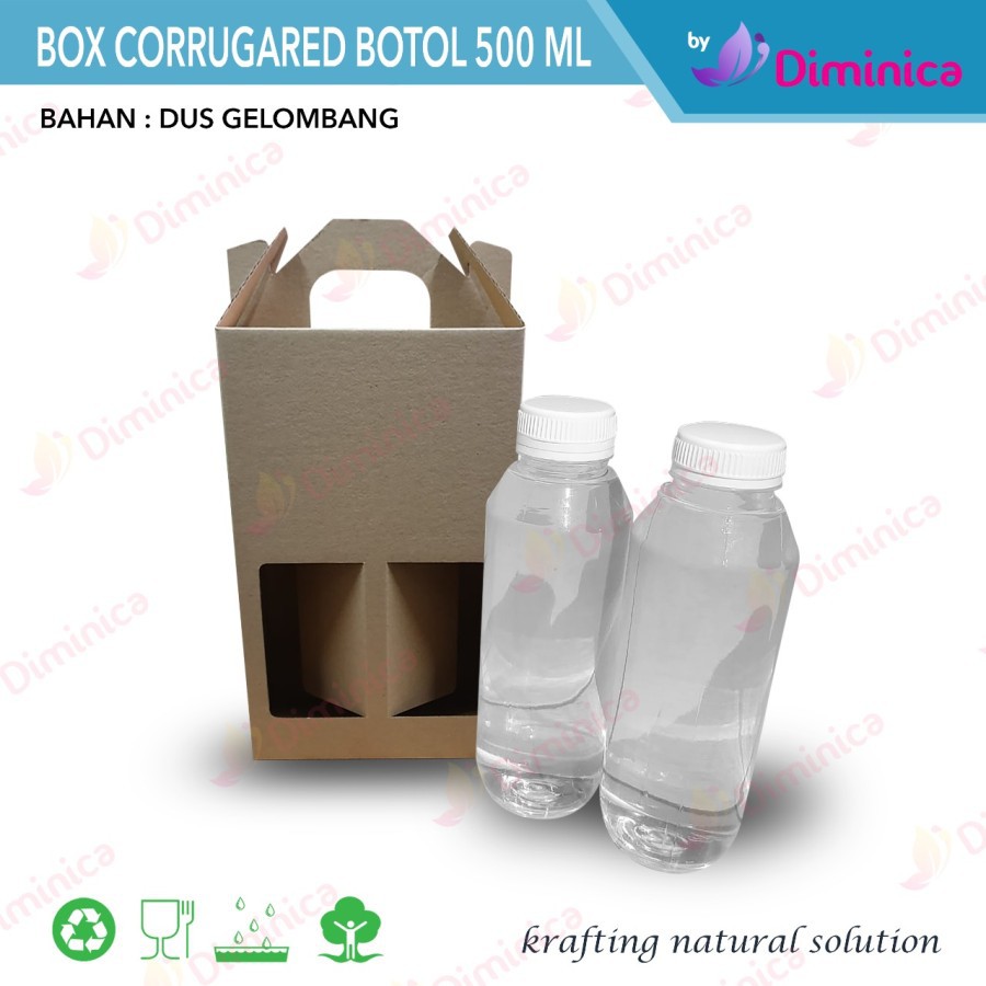 Set 2 chai 500ml đựng mẫu thử cho bìa cứng