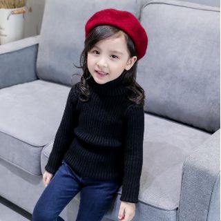áo len cổ lọ cho bé gái (15_40kg)