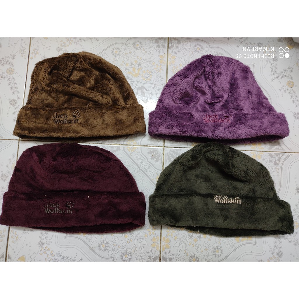 Mũ nỉ lông siêu nhẹ, siêu ấm Jack Wolfskin 1900901 Stormlock Soft Asylum Cap / Windproof / Water resistant