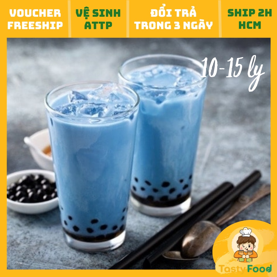 Set Trà Sữa Hoa Đậu Biếc Tự Pha Tasty Food | Trà Sữa Nhà Làm Thơm Ngon, Nguyên Liệu Làm Trà Sữa