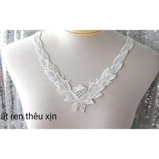 hoa thêu/ cổ ren thêu