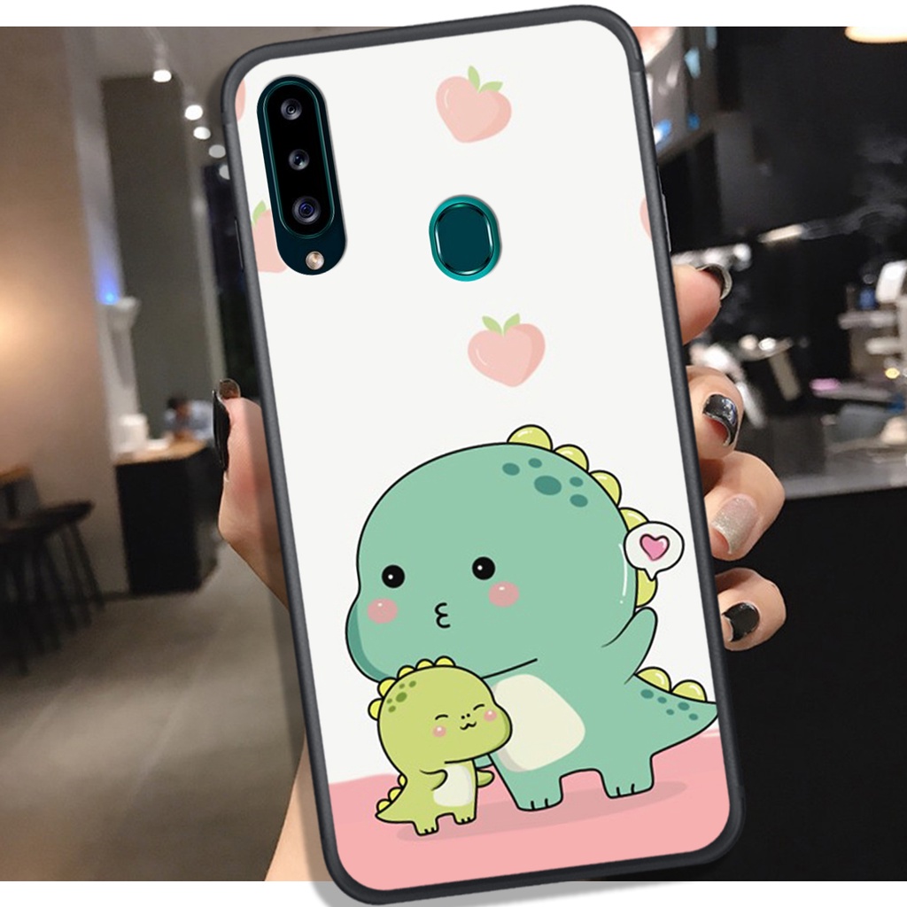 [HOT]ỐP SAMSUNG A20S - M20 - M30 , IN HÌNH KHỦNG LONG CHIBI SIÊU DỄ THƯƠNG.