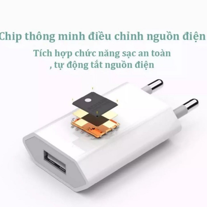 [GIảm Giá] Củ sạc iphone 5, 6, 7, 8, X, 11 cóc sạc dài không kén máy, không báo lỗi, không loạn cảm ứng