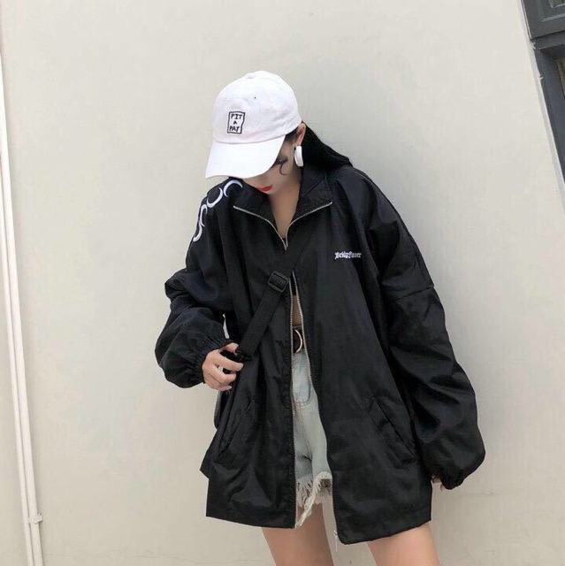 Áo khoác dù Bridge 1 lớp ulzzang cá tính trendy hàng Quảng Châu