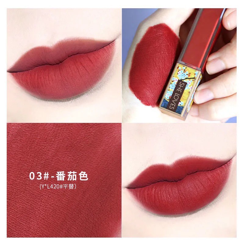 {Free Ship} Full Set 8Cây Son Kem Li Siêu Đẹp-Có Hộp Đựng Kèm Như Ảnh-MS016 | BigBuy360 - bigbuy360.vn