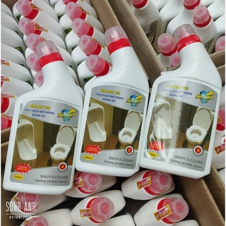 Smart TS 500ml nước tẩy rửa làm sạch đồ dùng bằng sứ, tẩy sạch bồn cầu, wc ố vàng- chuẩn tẩy rửa thông minh
