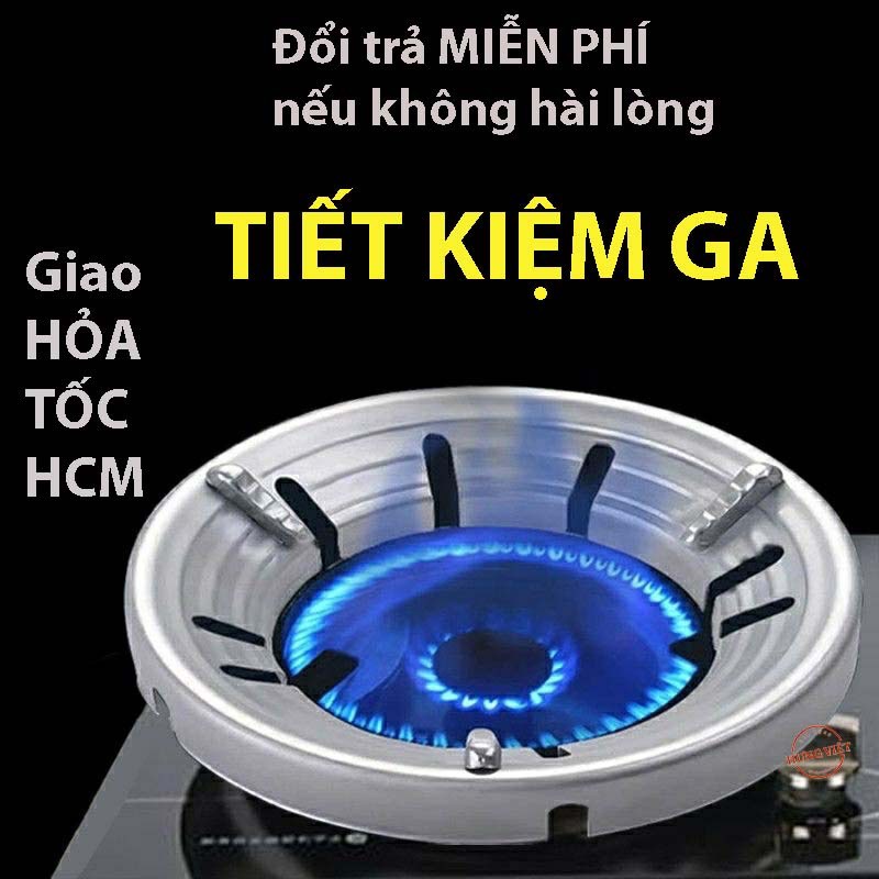 Kiềng bếp ga cản gió, chống tản nhiệt, giúp tiết kiệm ga, nấu nhanh hơn, hạn chế phả hơi nóng vào người nấu tiện lợi