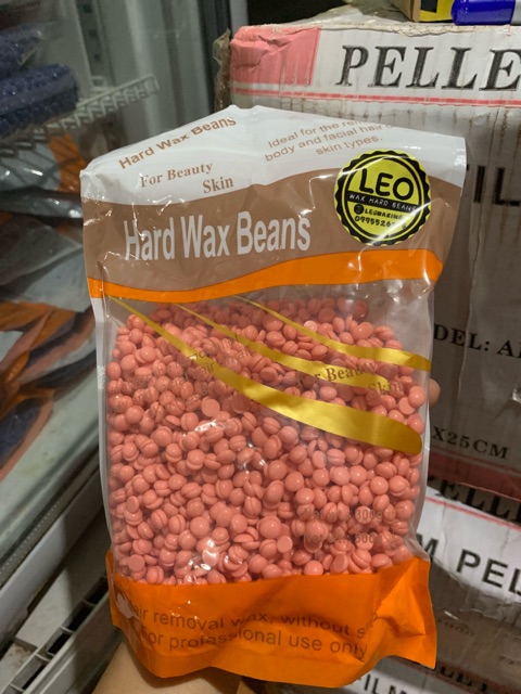 Sáp wax nóng hard beans 300g tẩy lông triệt lông hàng chính hãng tặng kèm que wax | BigBuy360 - bigbuy360.vn