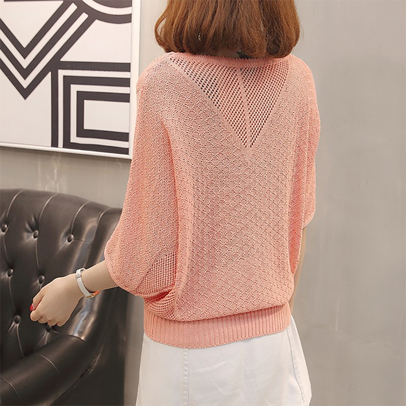 Áo len lưới thiết kế cánh dơi Al32