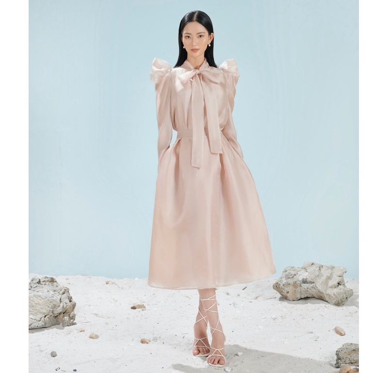 Áo sơ mi tơ tằm HUONGBOUTIQUE HBSM687