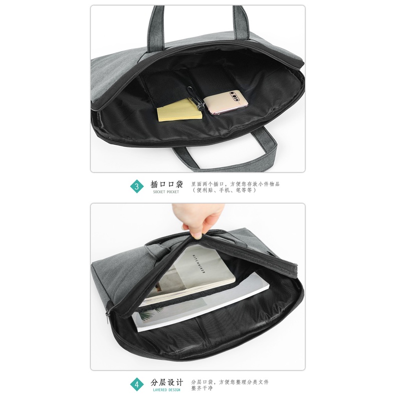 Túi đựng hồ sơ thiết kế nhỏ gọn tiện dụng dành cho nam và nữ | BigBuy360 - bigbuy360.vn