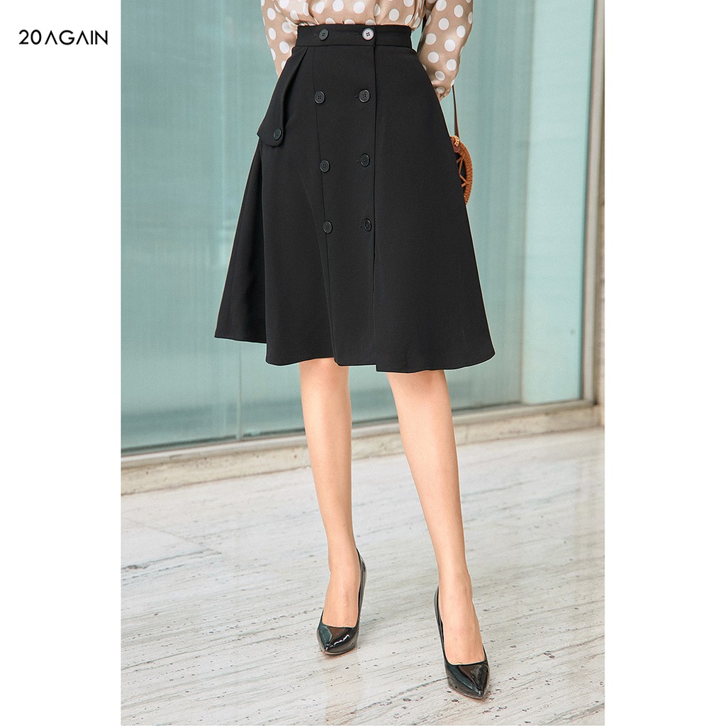 Chân váy chữ A thanh lịch 20AGAIN JDA1895 thiết kế bắt mắt và nổi bật | BigBuy360 - bigbuy360.vn