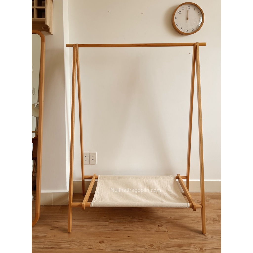 Giá treo quân áo vải bố