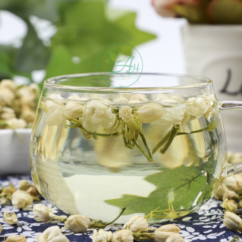Trà Nụ Nhài (Hoa Lài) 100gr Sấy Khô Nguyên Bông Trắng Đẹp Thượng Hạng