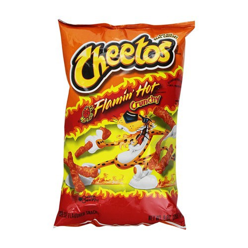 Bánh SNACK FRITOLAY'S CHEETOS CRUNCHY FLAMIN HOT 226.8G- nhập khẩu Mỹ- HSD: 01.2021