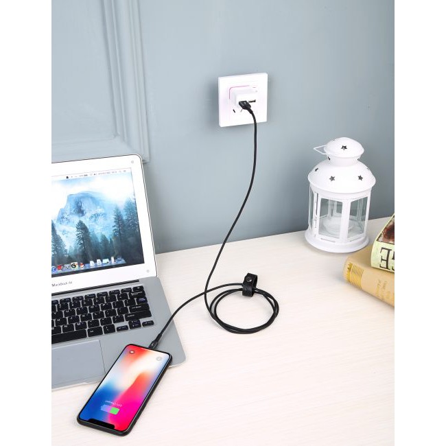 Cáp INNOSTYLE DURAFLEX 1.5M USBA to Lightning MFI