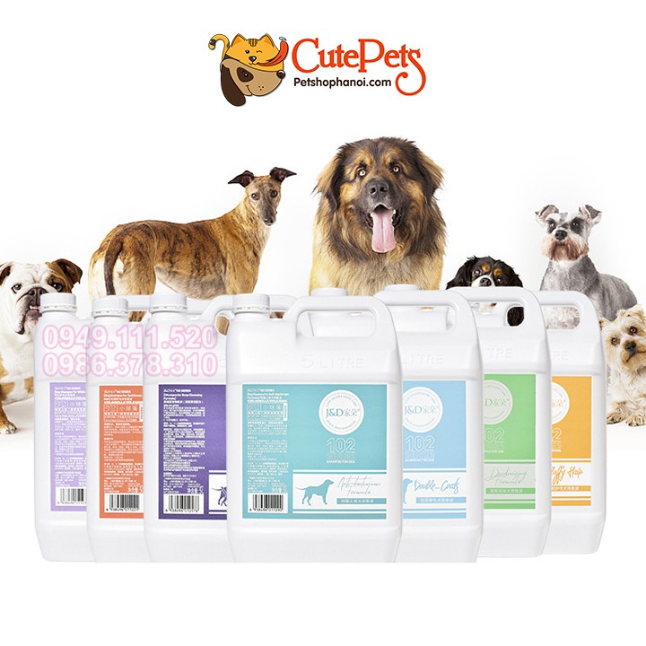 Sữa tắm Khử mùi hôi cho chó mèo Joyce &amp; Dolls 102 500ml Deodorizing dầu tắm chó mèo - CutePets