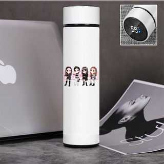 Bình giữ nhiệt đựng nước in hình black/pink kill this love idol kpop tiện lợi xinh xắn